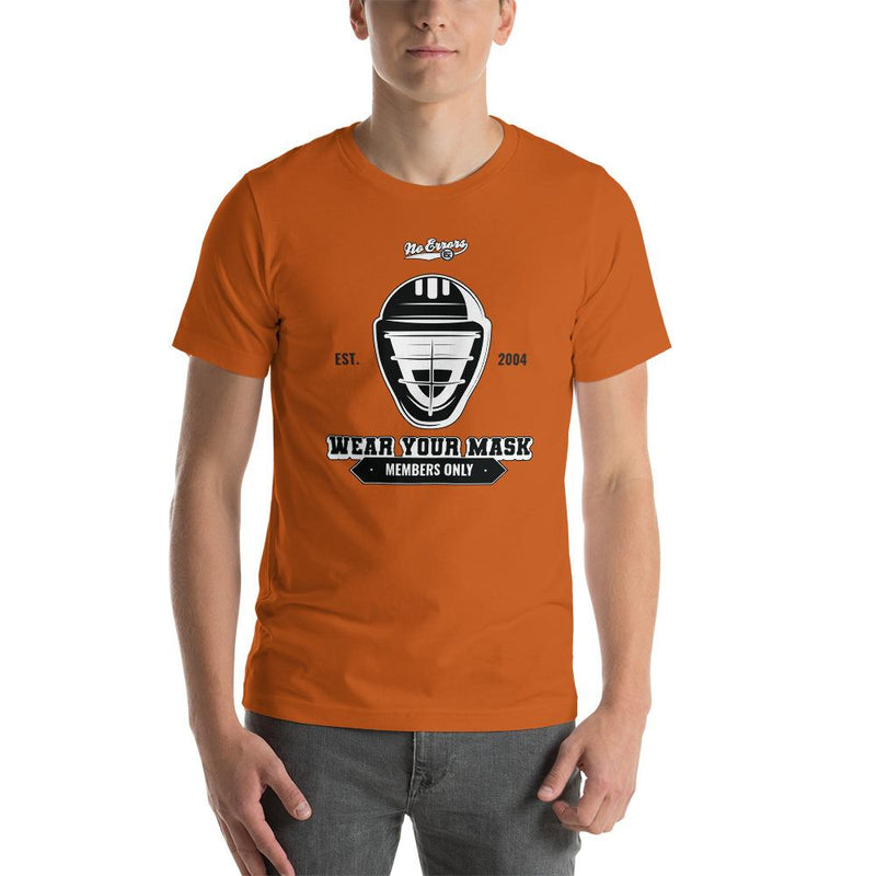 Load image into Gallery viewer, Wear Your Mask Unisex T-Shirt - No Errors Sports
