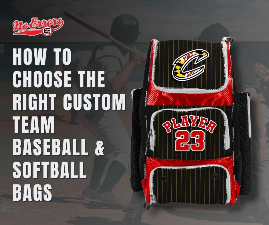 Custom Team bags for baseball and softball