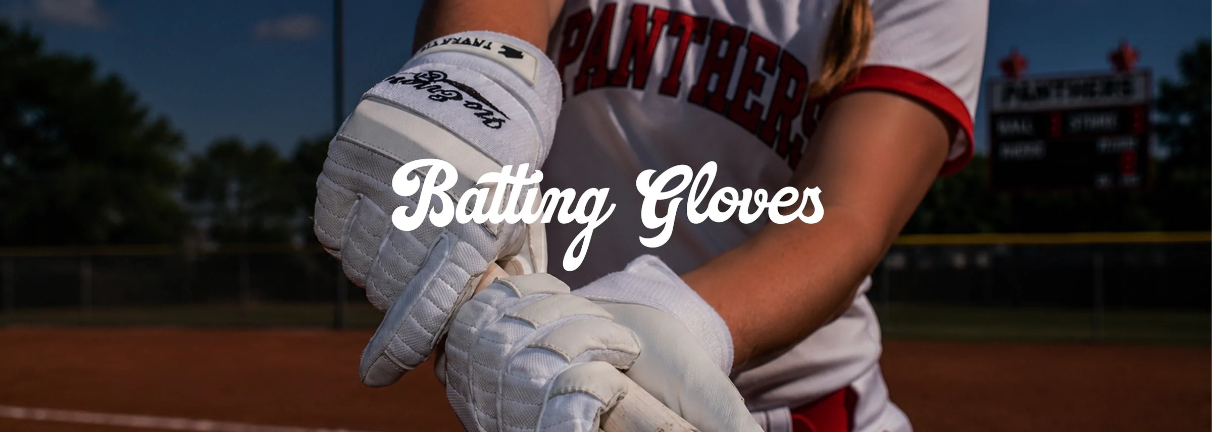 Batting gloves protecting hands of Slow Pitch Softball Hitters 