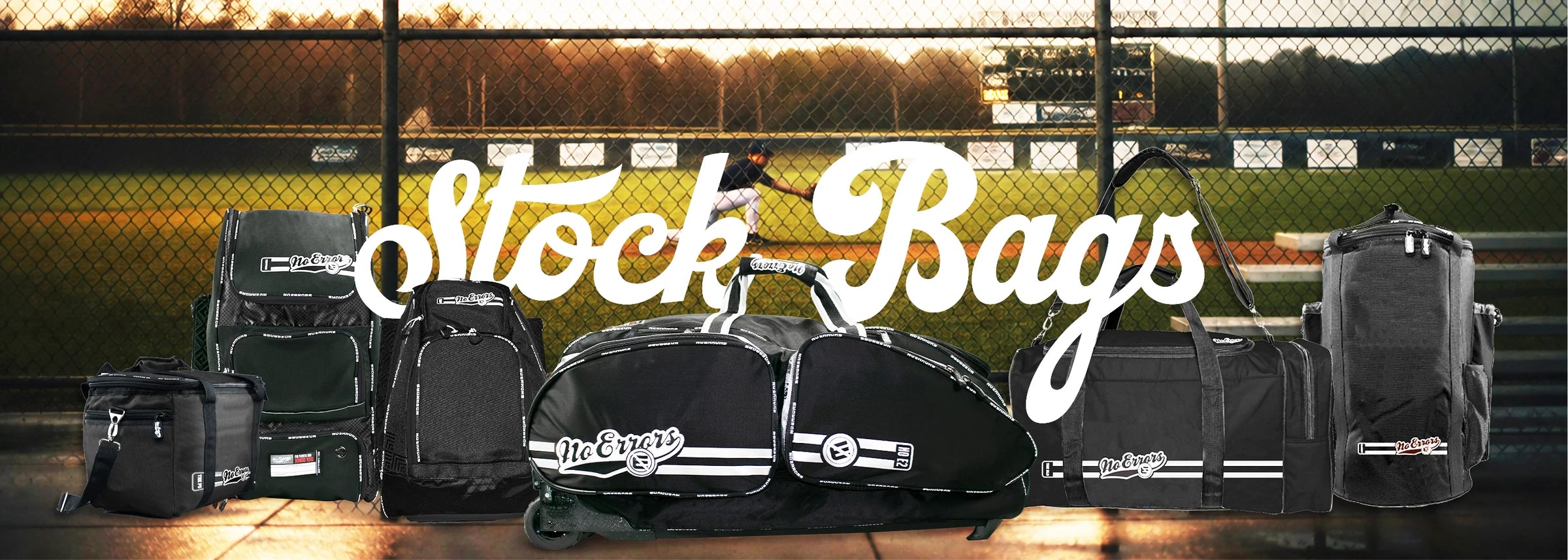 No Errors Premium Stock Bags for baseball and softball