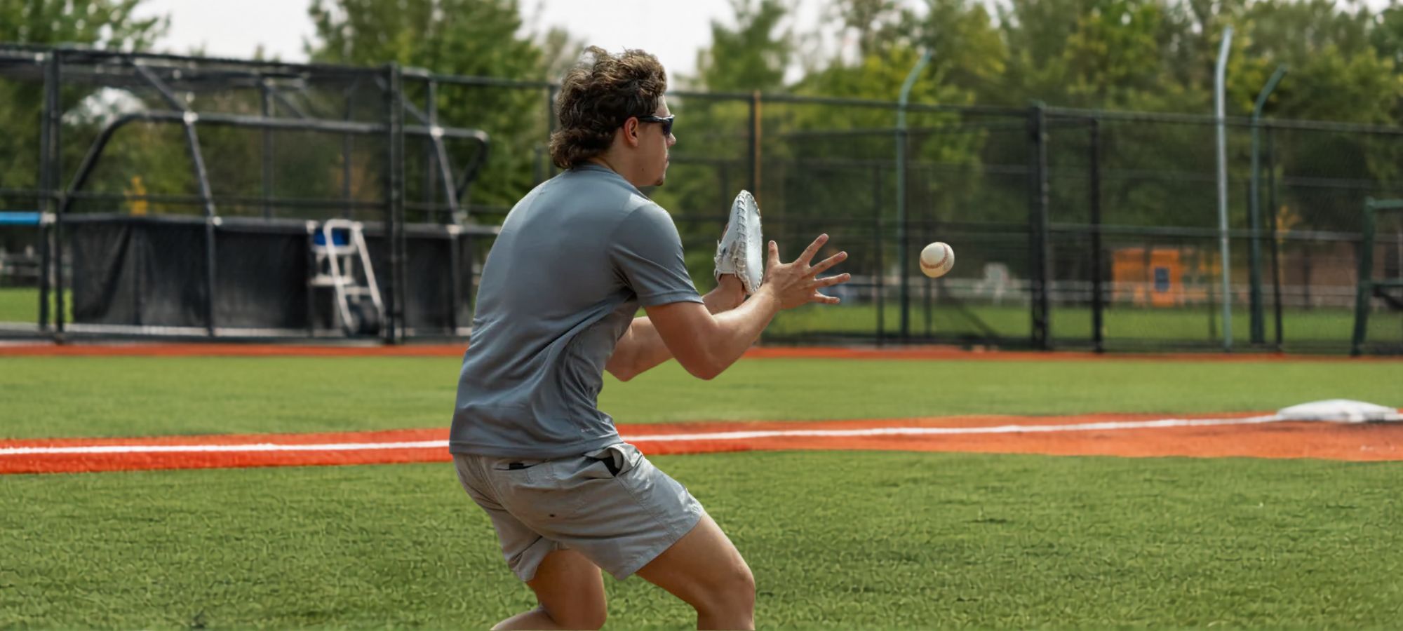 Valle pancake trainer improves defense