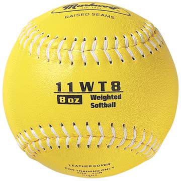 Markwort Color Coded Weighted 11-Inch Softball