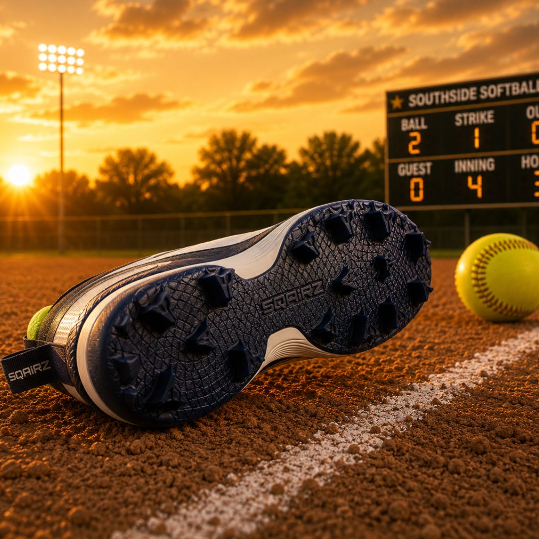 Womens Softball MOLDED CLEAT, Increased Stability-SQAIRZ GFP2™