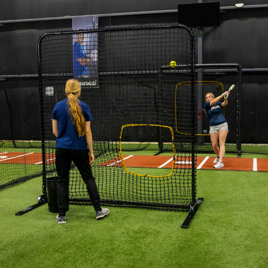 Web Flex Pro 7x7 Softball Pitching Screen | Ricochet-Free Protection | Lifetime Warranty