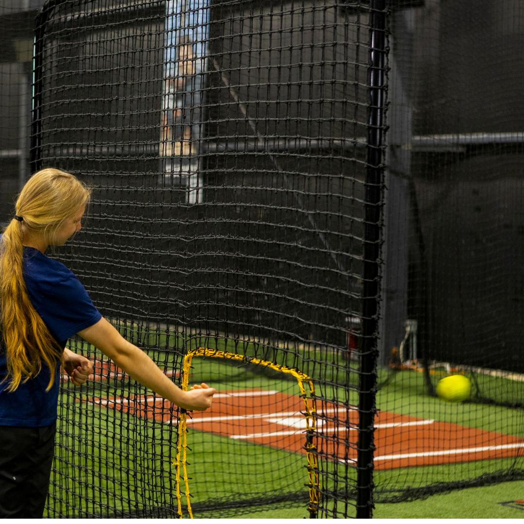 Web Flex Pro 7x7 Softball Pitching Screen | Ricochet-Free Protection | Lifetime Warranty