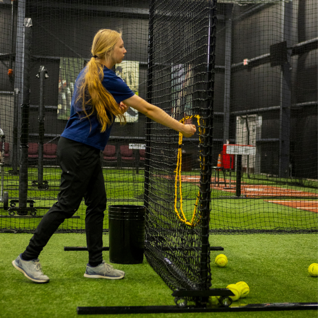 Web Flex Pro 7x7 Softball Pitching Screen | Ricochet-Free Protection | Lifetime Warranty