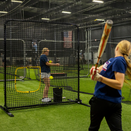 Web Flex Pro 7x7 Softball Pitching Screen | Ricochet-Free Protection | Lifetime Warranty