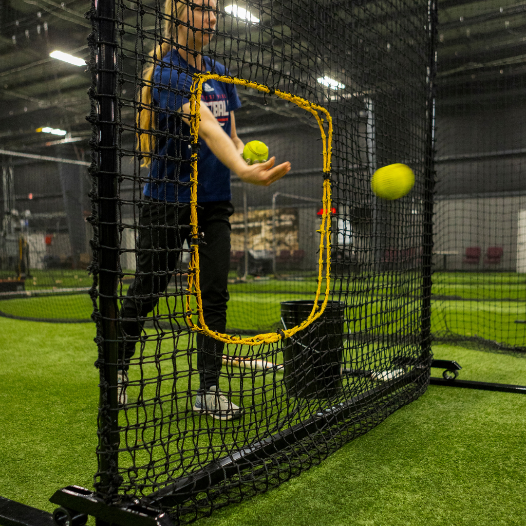 Web Flex Pro 7x7 Softball Pitching Screen | Ricochet-Free Protection | Lifetime Warranty