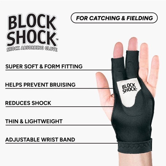 Markwort Blockshock Padded Shock Absorbing Inner Baseball Glove - Adult