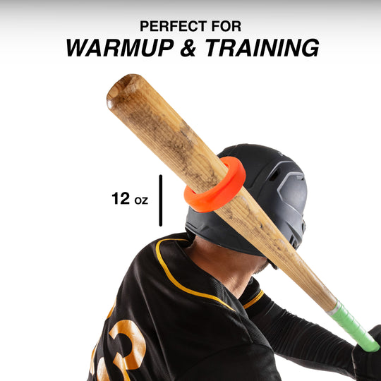 Markwort PowerSwing Baseball and Softball Donut Bat Weight Set - 12 Oz and 16 Oz