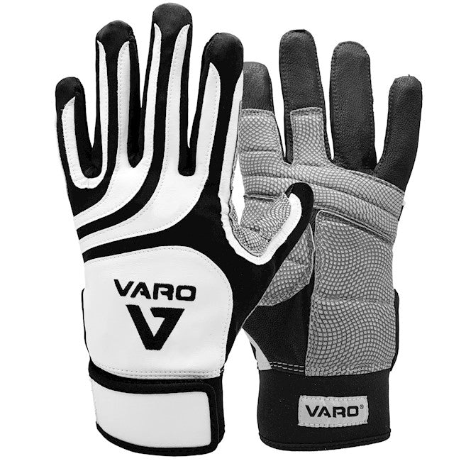Varo Padded Batting Gloves - Youth (Pair)  No Errors Sports