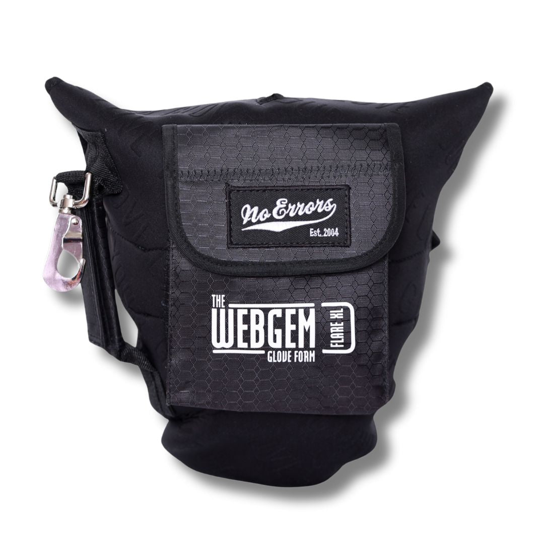 Softball glove carrying case protects and shapes mitts 