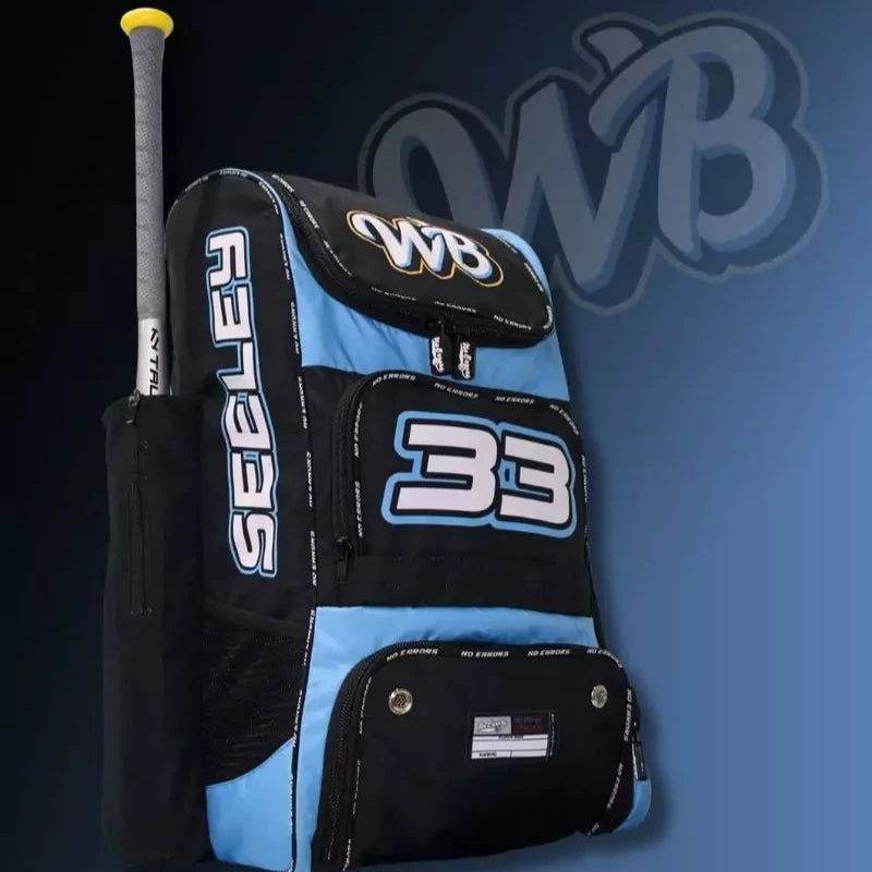 High-quality custom team baseball and softball bag with personalized embroidery for players and coaches