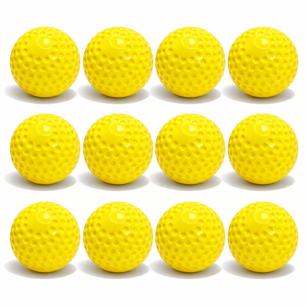 Markwort Pitching Machine Baseballs with Dimples - Dozen