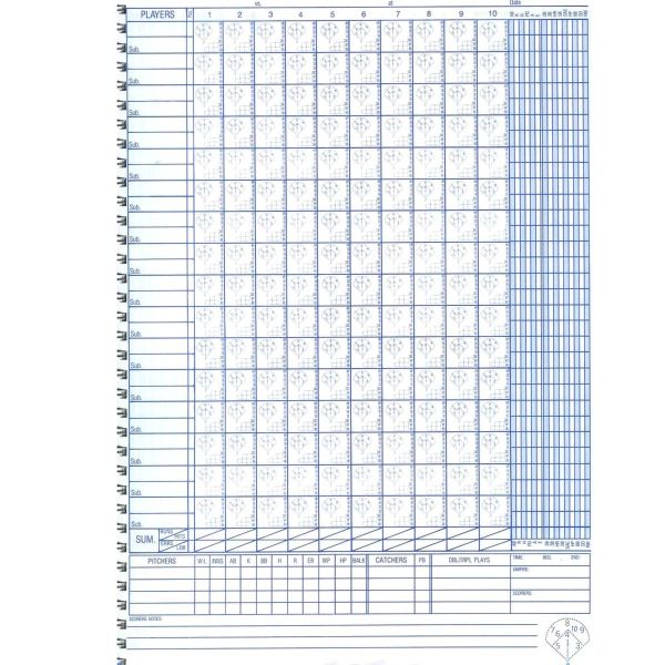 Scoremaster Super 16 Baseball/Softball Scorebook