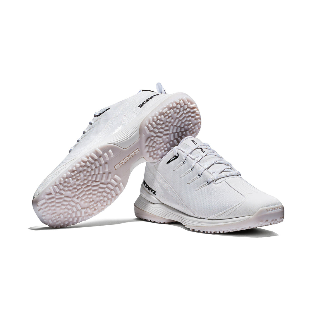 Angled view of SQAIRZ GFP2 women's softball turf shoes built for training cages practice and tournament play