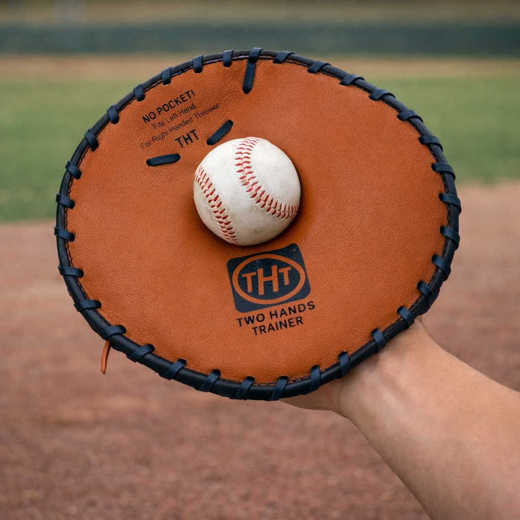 Markwort Two Hands Trainer Practice Glove for Right Hand Thrower