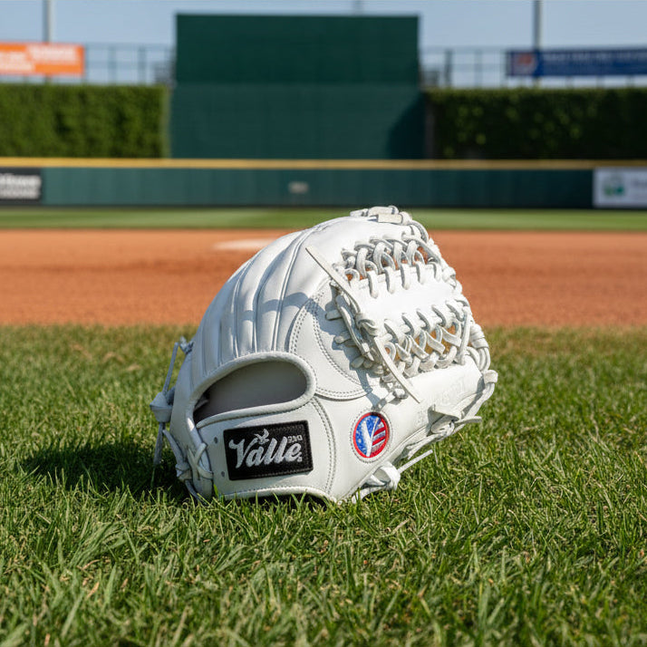 valle training glove in the grass