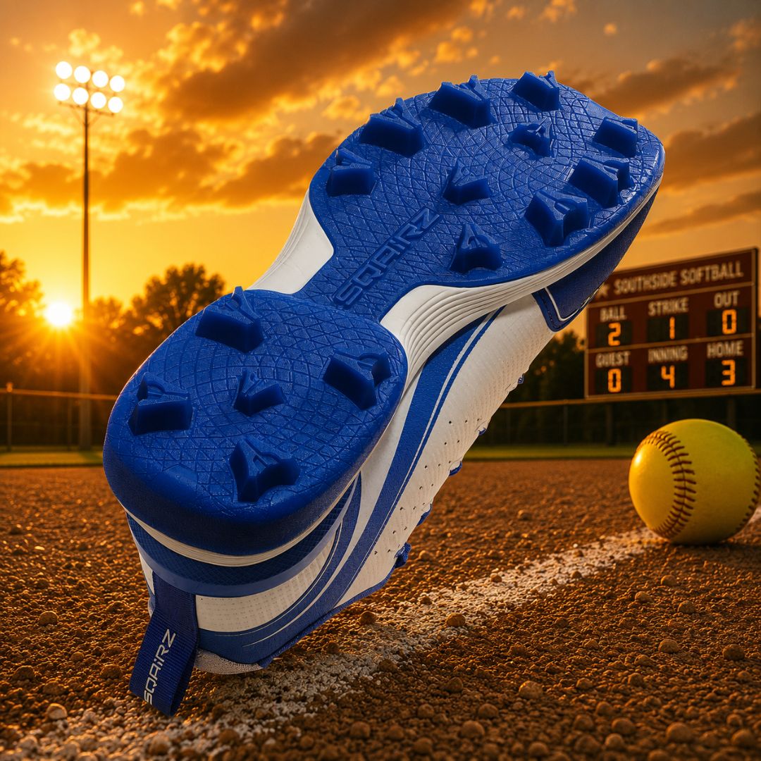 Womens Softball MOLDED CLEAT, Increased Stability-SQAIRZ GFP2™