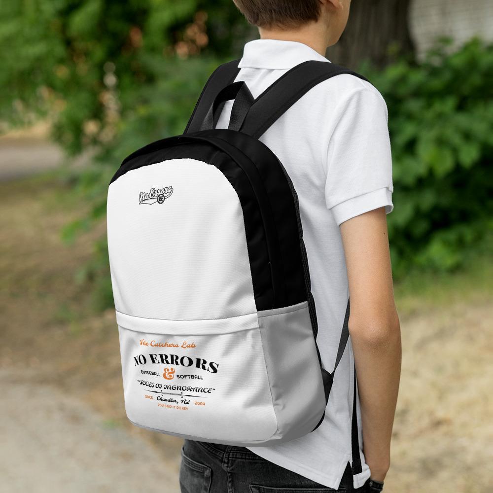 baseball catchers school backpack