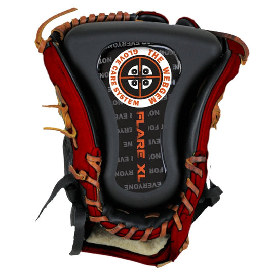 the flare XL; baseball catchers glove