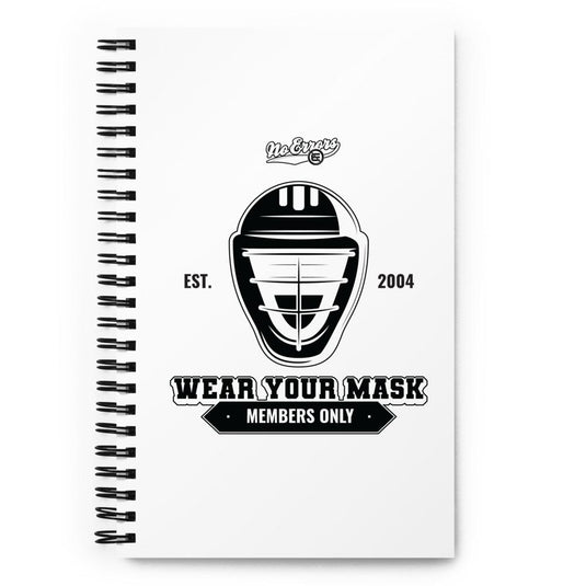 Wear Your Mask Spiral Notebook - No Errors Sports