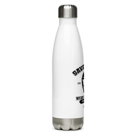 Wear Your Mask Stainless Steel Water Bottle - No Errors Sports