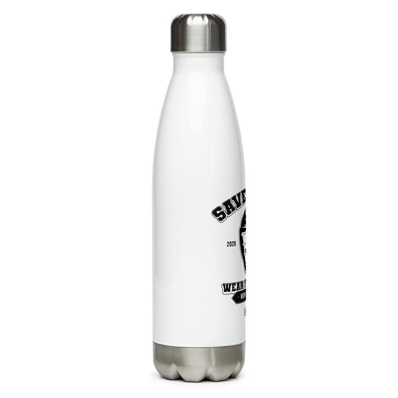 Load image into Gallery viewer, Wear Your Mask Stainless Steel Water Bottle - No Errors Sports
