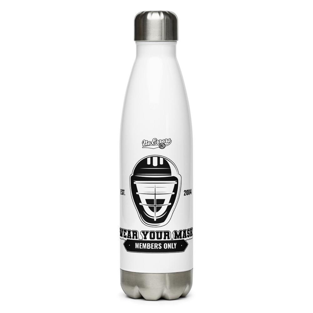 Wear Your Mask Stainless Steel Water Bottle - No Errors Sports