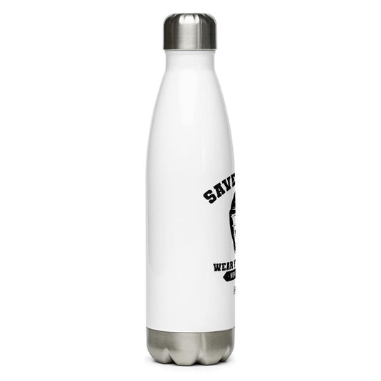 Wear Your Mask Stainless Steel Water Bottle - No Errors Sports